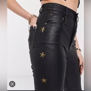 Jagger and stone leather pants